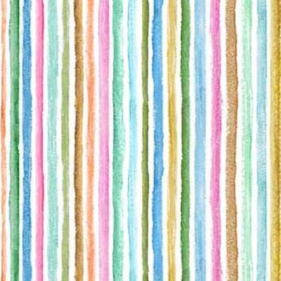 Brush With Nature Glimmer Stripe Fabric DDC10487-MULT from Michael Miller by the yard
