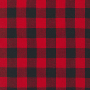 Carolina Scarlet One Inch Red Gingham Check Fabric 9811-93 from Robert Kaufman by the yard