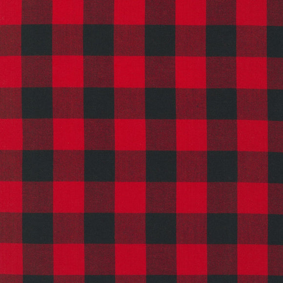 Carolina Scarlet One Inch Red Gingham Check Fabric 9811-93 from Robert Kaufman by the yard