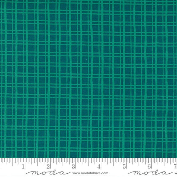 Cheer & Merriment Teal Holiday Plaid 45536-22 from Moda by the yard