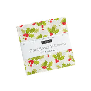 Christmas Stitched Charm Pack 20440PP by Fig Tree Co from Moda by the pack