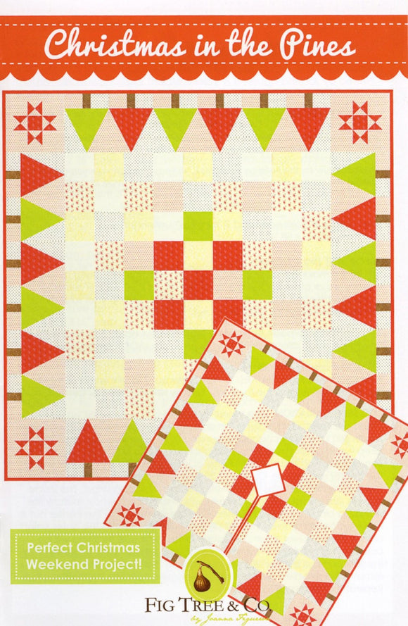 Christmas In The Pines Tree Skirt / Quilt Pattern from Fig Tree