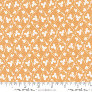 Cinnamon & Cream Butterscotch Floral Fabric 20455-14 by Fig Tree from Moda by the yard
