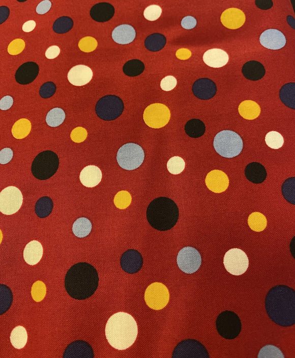 Crazy For Dots & Stripes Fabric 8172 from RJR by the yard