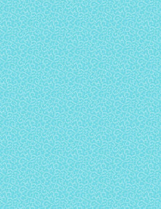 Essentials Crescent Swirl Aqua Blender Fabric 98661-747 from Wilmington by the yard