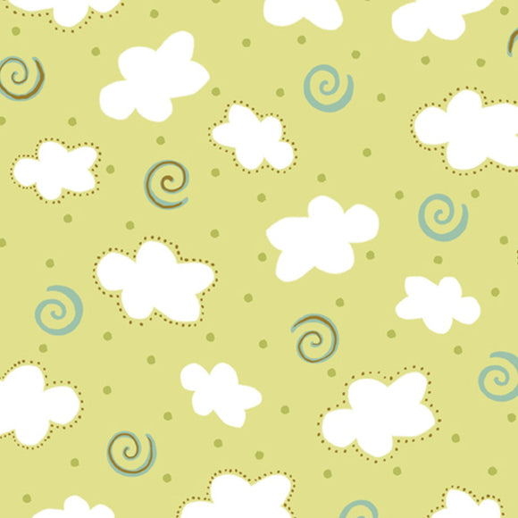 Cute & Cuddly Clouds Quilt Fabric 29002H from Quilting Treasures