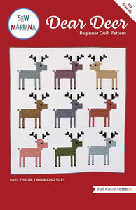 Dear Deer Quilt Pattern SMA 105 from Sew Mariana