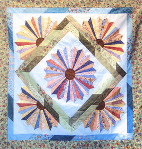 Dresden Bloom Quilt Pattern by the pattern