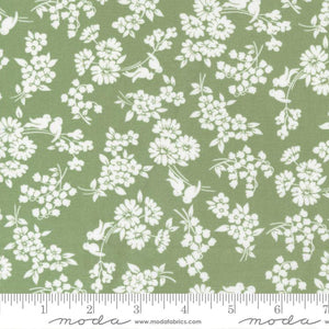 Dwell Songbird Grass Quilt Fabric 55273 17 from Moda by the yard