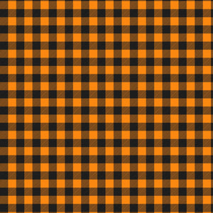 Essential Basics Orange Buffalo Check Fabric 39148-889 from Wilmington by the yards