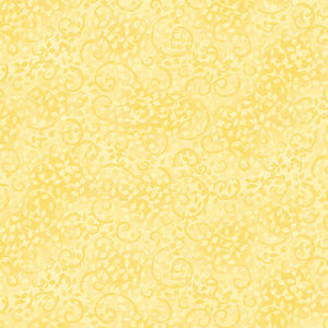 Essentials Light Yellow Scroll Blender Fabric 26035-500 from Wilmington by the yard