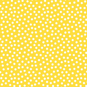 Essentials On The Dot White On Yellow 39146-551 from Wilmington by the yard