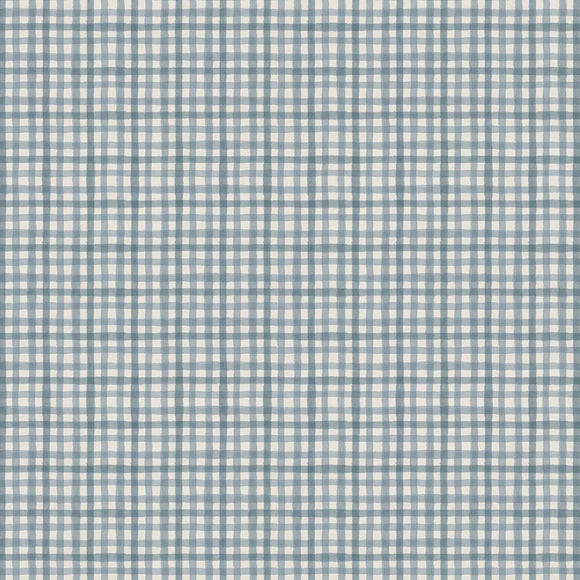 Farmhouse Chic Gray Gingham Fabric 89243-441 from Wilmington by the yard