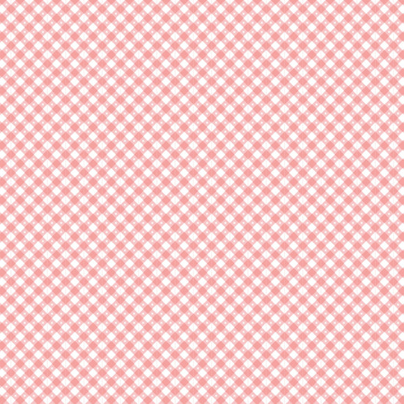 Farmhouse Pink Gingham Picnic Fabric GP21213 from Poppie Cotton by the yard
