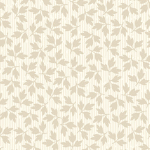 Fruitful Life Cream Mini Leaves Fabric MAS9329-E from Maywood by the yard