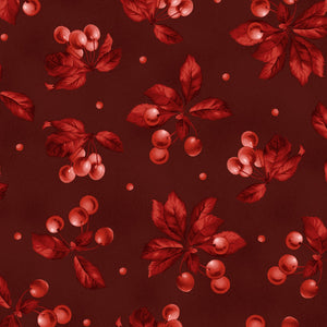 Fruitful Life Red Cherries Fabric MAS9322-R from Maywood by the yard