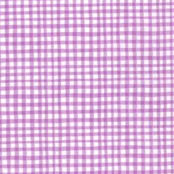 Gingham Play Lavender check Fabric CX7161-LAVE-D from Michael Miller by the yard
