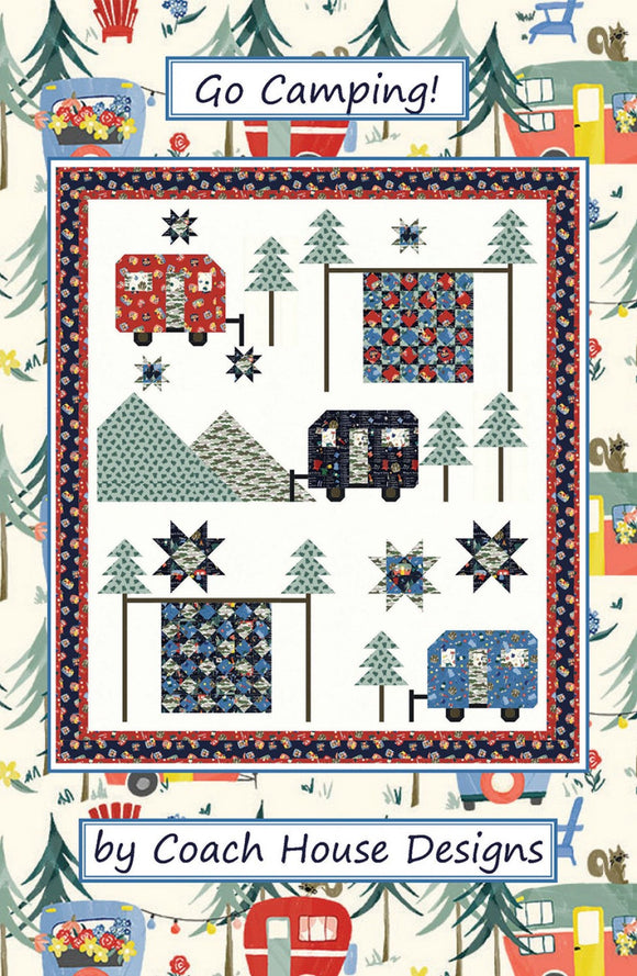 Go Camping Quilt Pattern CHD-2105 from Coach House Designs