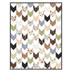 Heavenly Hedgerow One Way 54" x 70" Throw Size Quilt Kit from Figo by the kit