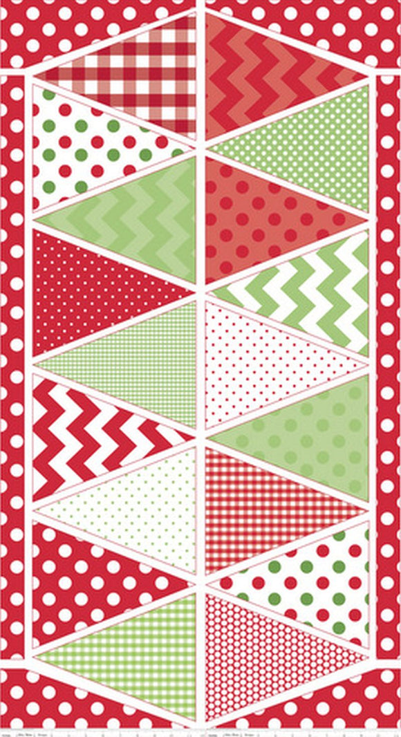 Holiday Banners Multi Banner Panel P560-Multi from Riley Blake