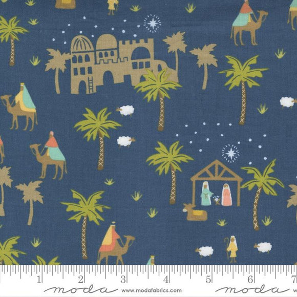 Joyful Joyful Midnight Holiday Fabric 20801-24 from Moda by the yard