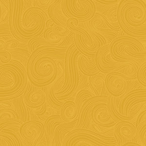 Just Color Yellow Swirl Blender Fabric 1351-Butterscotch from Studio E by the yard