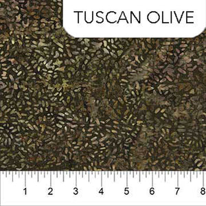 Ketan Tuscan Olive Batik Mixer 81000-365 from Banyan Batiks