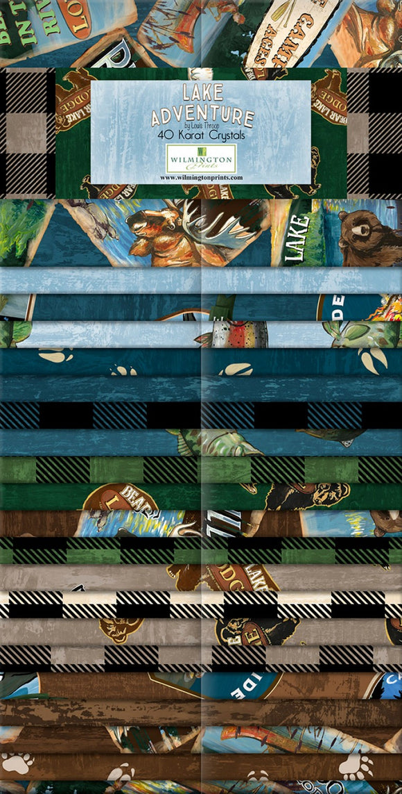 Lake Adventure Blue Fish Toss Fabric 90516-474 from Wilmington by the –  Lonesome Pine Quilts