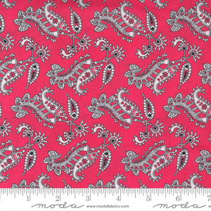 Lipstick Cowgirl Red Bandana 31724-17 from Moda by the yard