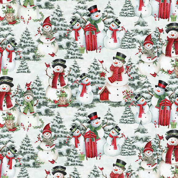 Making Spirits Bright Scenic Snowmen 2287-01 from Blank Quilting by the yard