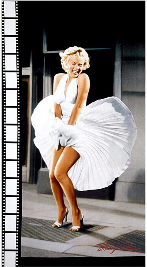 Lipstick Marilyn Monroe Movie Reel Poster Panel 12196-121 from Robert Kaufman by the panel