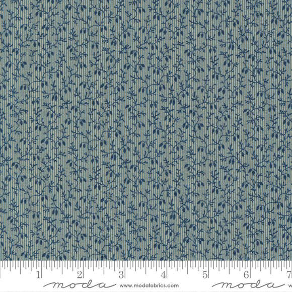 Mary Anns Gift Indigo Reproduction Fabric 31635-19 from Moda by the yard.