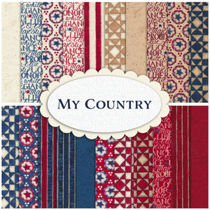 My Country Jelly Roll 7040JR from Moda by the  Roll