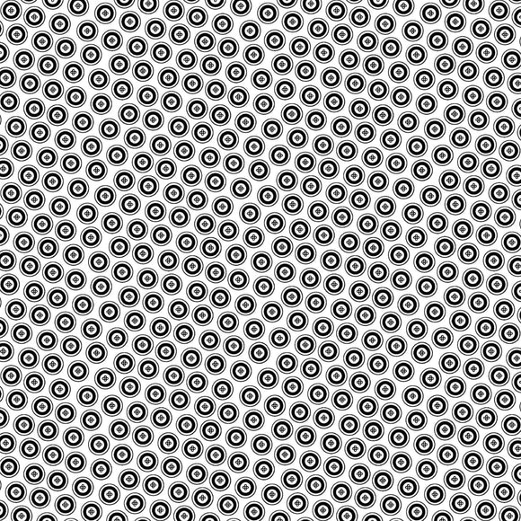 Night & Day Dotty Buttons White/Black Fabric 10401-99 from Kanvas/Benartex by the yard