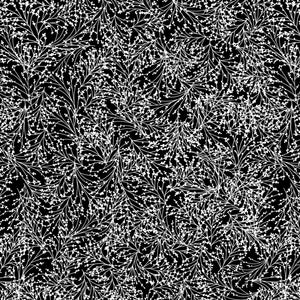 Night & Day tossed Sprigs Black/White Fabric 10407-90 from Kanvas/Benartex by the yard