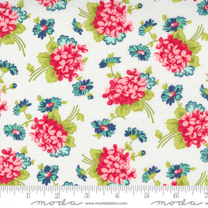One Fine Day Ivory Floral Fabric 55234-17 by Bonnie & Camille from Moda