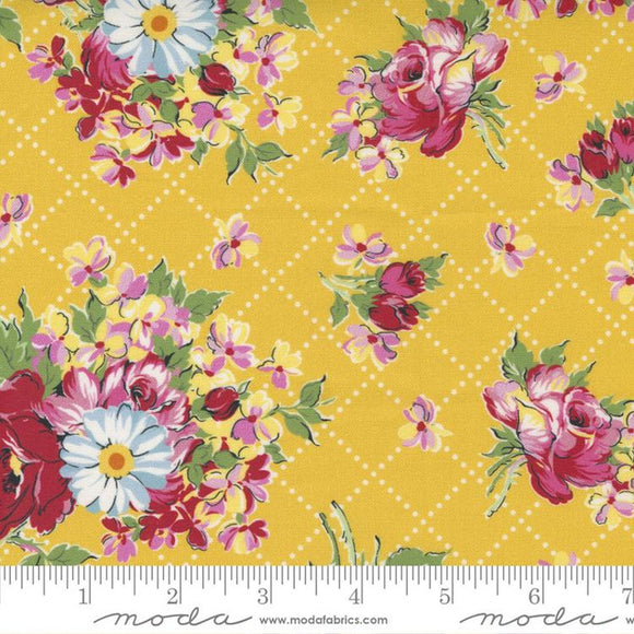 Picture Perfect Large Yellow Floral 21802-14 from Moda by the yard
