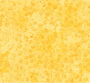 Quilt Fabric Quilting Temptations Canary Yellow 22542S from Quilting Treasures