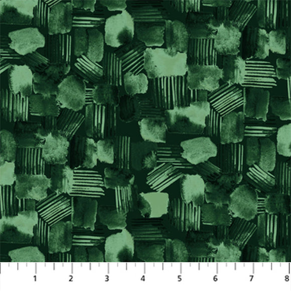 Refresh Green Tiles Fabric 90556-76 from Figo by the yard