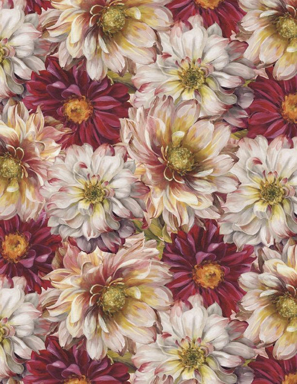 Rosewood Lane Large Floral Fabric 86508-135 from Wilmington by the yard