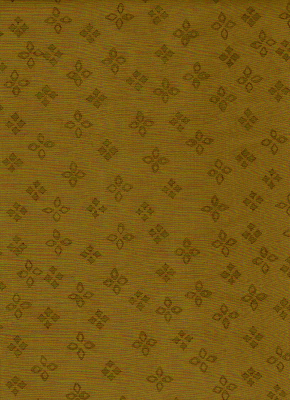 Simply Primitive Tan Geo Batik 0815 from Batik Textiles