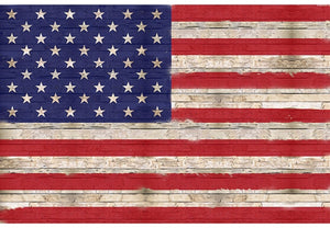 Sun Up To Sun Down 29" x 44" American Flag Panel T4892-159 from Hoffman