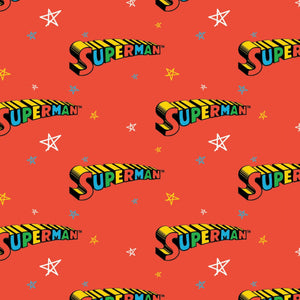 Superman Emblem Doodle Fabric 23400908-1 from Camelot by the yard