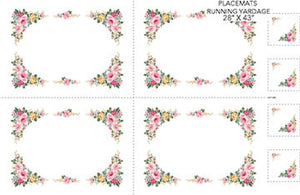 Tea For Two 28" x 43" Placemat Panel DP24903-10 from Northcott by the panel