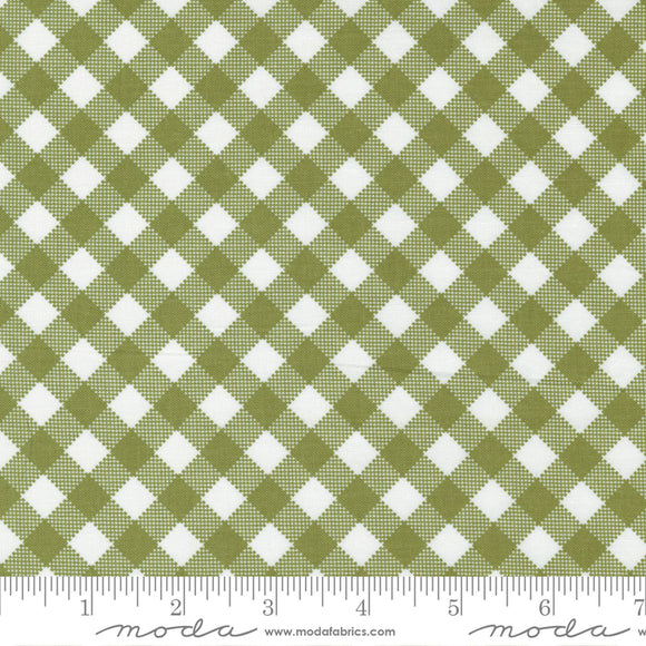Timber Picnic Pine Diagonal Buffalo Check Fabric 55555-25 from Moda by the yard