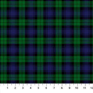 Totally Tartan Green Multi Plaid Quilt Shop Fabric W24508-76 from Northcott