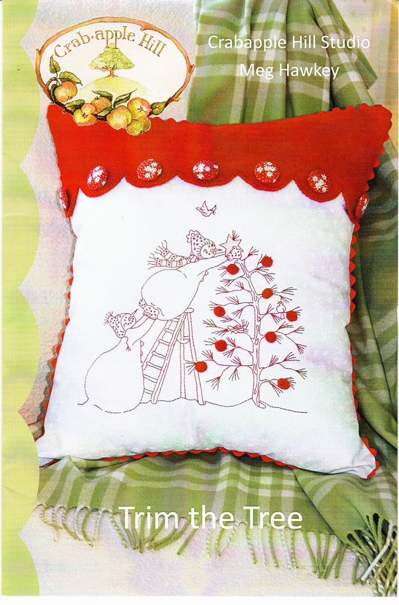 Trim The Tree Pillow Pattern from Crabapple Hill
