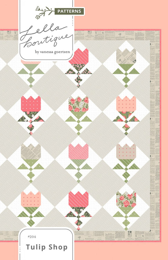 Tulip Shop Quilt Pattern from Vanessa Goertzen