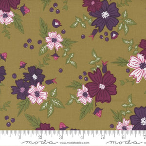 Wild Meadow Bronze Floral 43130-12 by Sweetfire Road from Moda by the yard
