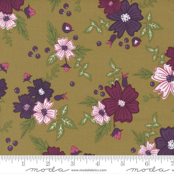 Wild Meadow Bronze Floral 43130-12 by Sweetfire Road from Moda by the yard